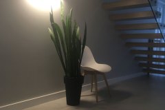 mikrocement na podłodze w korytarzu