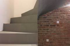 mikrocement na schodach