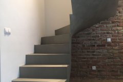 schody z mikrocementu