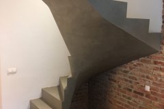 schody z mikrocementu