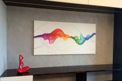 ściana z mikrocementu