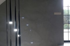 ściana z mikrocementu